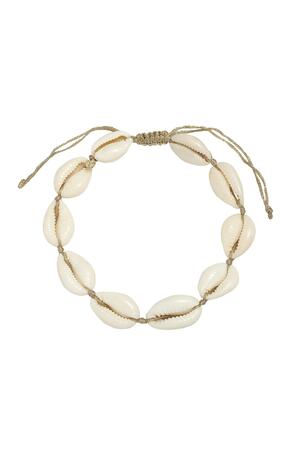 Anklet Shell Beach Oro Conchas h5 
